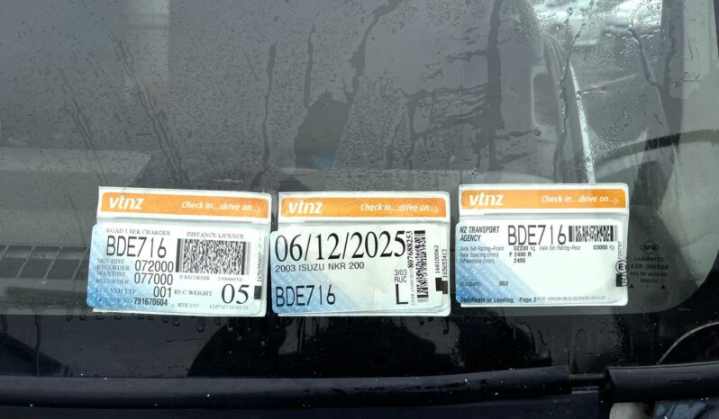 2003 Isuzu NKR – Box Truck full